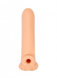 Телесный фаллоудлинитель Titan - 16,5 см. - Lola Games - в Новочебоксарске купить с доставкой
