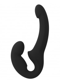 Черный безремневой страпон Share Lite - Fun Factory - купить с доставкой в Новочебоксарске