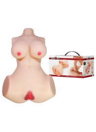 Мастурбатор-торс Aveline с 2 любовными тоннелями - Baile - в Новочебоксарске купить с доставкой