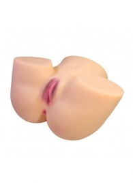 Телесный мастурбатор Liora с 2 любовными тоннелями - Baile - в Новочебоксарске купить с доставкой