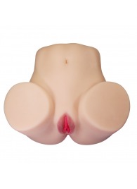 Телесный мастурбатор Julia с 2 любовными каналами - Baile - в Новочебоксарске купить с доставкой