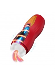 Интерактивный мастурбатор Solara с нагревом, вибрацией и поступательными движениями - Shots Media BV - в Новочебоксарске купить с доставкой