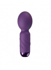 Фиолетовый мини-wand вибратор для стимуляции эрогенных зон - Secwell