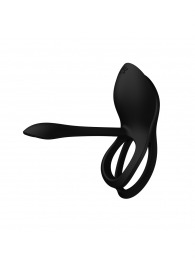 Черное эрекционное виброкольцо Bayek с пультом ДУ - Zalo - в Новочебоксарске купить с доставкой