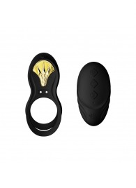 Черное эрекционное виброкольцо Bayek с пультом ДУ - Zalo - в Новочебоксарске купить с доставкой