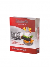 Стимулирующая насадка Sitabella Extender  Красный молодец - Sitabella - купить с доставкой в Новочебоксарске