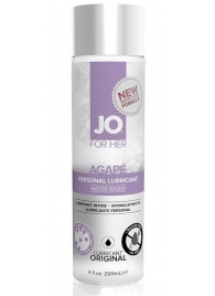 Женский лубрикант на водной основе JO AGAPE LUBRICANT ORIGINAL - 120 мл. - System JO - купить с доставкой в Новочебоксарске