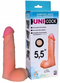 Фаллическая насадка Харнесс UNICOCK 5,5  - 17 см. - LOVETOY (А-Полимер) - купить с доставкой в Новочебоксарске
