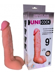 Фаллическая насадка Харнесс UNICOCK 9  - 24 см. - LOVETOY (А-Полимер) - купить с доставкой в Новочебоксарске