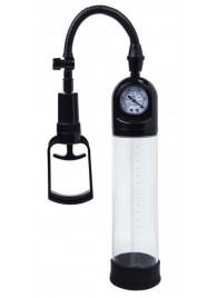 Чёрная вакуумная помпа A-toys с манометром и прозрачной колбой - A-toys - в Новочебоксарске купить с доставкой