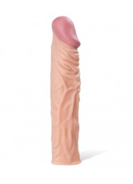 Насадка с ярко выраженной головкой и рельефным стволом - 19 см. - A-toys - в Новочебоксарске купить с доставкой