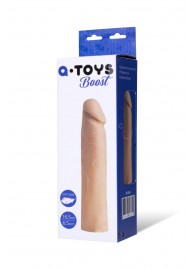 Реалистичная насадка с ярко выраженной головкой - 16,5 см. - A-toys - в Новочебоксарске купить с доставкой