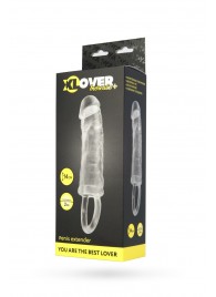 Прозрачная насадка с петлёй для фиксации - 14 см. - ToyFa - в Новочебоксарске купить с доставкой