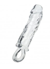 Прозрачная насадка с петлёй для фиксации - 14 см. - ToyFa - в Новочебоксарске купить с доставкой