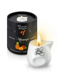 Массажная свеча с ароматом манго и ананаса Bougie de Massage Ananas Mangue - 80 мл. - Plaisir Secret - купить с доставкой в Новочебоксарске
