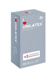 Презервативы с точками Unilatex Dotted - 12 шт. + 3 шт. в подарок - Unilatex - купить с доставкой в Новочебоксарске