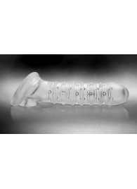 Утолщающая ребристая насадка на пенис - Доминирующее кольцо - в Новочебоксарске купить с доставкой