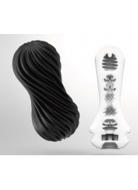 Мастурбатор FLEX Rocky Black с плотным рельефом - Tenga - в Новочебоксарске купить с доставкой