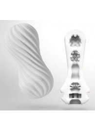 Мастурбатор FLEX Silky White с мягким рельефом - Tenga - в Новочебоксарске купить с доставкой