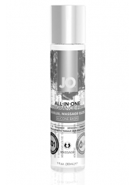 Массажный гель ALL-IN-ONE Massage Oil Sensual нейтральный - 30 мл. - System JO - купить с доставкой в Новочебоксарске