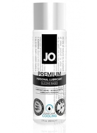 Охлаждающий лубрикант на силиконовой основе JO Personal Premium Lubricant Cooling - 60 мл. - System JO - купить с доставкой в Новочебоксарске