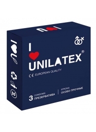 Ультрапрочные презервативы Unilatex Extra Strong - 3 шт. - Unilatex - купить с доставкой в Новочебоксарске