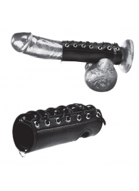 Сбруя на член на шнуровке 5  Cock Sheath - BlueLine - купить с доставкой в Новочебоксарске
