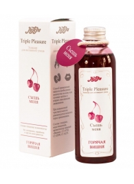 Эликсир Triple Pleasure  Горячая вишня  - 130 гр. - JULEJU - купить с доставкой в Новочебоксарске