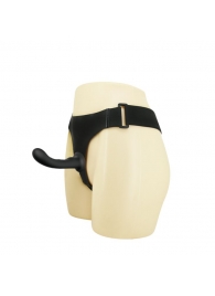 Страпон с изогнутой головкой Ultra Harness Curvy Dildo - 15,8 см. - Baile - купить с доставкой в Новочебоксарске