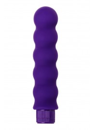 Фиолетовый фигурный вибратор - 17 см. - A-toys