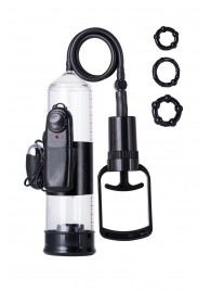 Вакуумная помпа A-toys с вибропулей и эрекционными кольцами - A-toys - в Новочебоксарске купить с доставкой