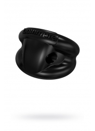Чёрное эрекционное виброкольцо Strength - Bathmate - в Новочебоксарске купить с доставкой
