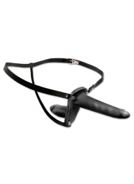 Женский страпон с вагинальной пробкой Double Penetrix Strap-on - 15 см. - Pipedream - купить с доставкой в Новочебоксарске