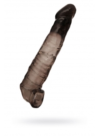 Чёрная насадка на пенис - 22,5 см. - ToyFa - в Новочебоксарске купить с доставкой