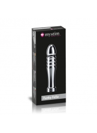 Ребристый фаллоимитатор для электростимуляции Funky Fella Rill Dildo - 13 см. - MyStim - купить с доставкой в Новочебоксарске