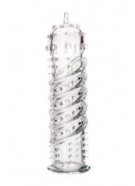 Прозрачная насадка на пенис TOYFA A-Toys - 15,5 см. - A-toys - в Новочебоксарске купить с доставкой