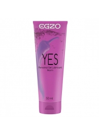 Согревающий лубрикант на водной основе Egzo Yes - 50 мл. - EGZO - купить с доставкой в Новочебоксарске