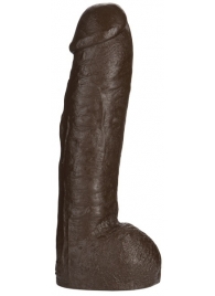 Большая насадка для трусиков Vac-U-Lock Realistic Hung - 31,7 см. - Doc Johnson - купить с доставкой в Новочебоксарске