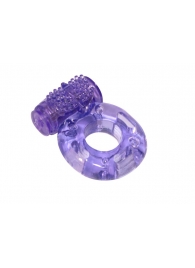 Фиолетовое эрекционное кольцо с вибрацией Rings Axle-pin - Lola Games - в Новочебоксарске купить с доставкой