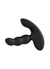 Черный силиконовый стимулятор простаты Levett Nitoc с пультом ДУ - Levett - в Новочебоксарске купить с доставкой