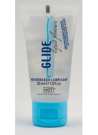 Интимная смазка на водной основе Glide - 30 мл. - HOT - купить с доставкой в Новочебоксарске