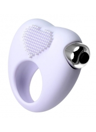 Белое виброкольцо для продления полового акта JOS MOYS - JOS - в Новочебоксарске купить с доставкой