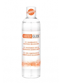 Гель-смазка 2-в-1 MASSAGE   LUBRICANT GUARANA - 300 мл. - Waterglide - купить с доставкой в Новочебоксарске