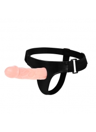 Телесный фаллоимитатор на трусиках Jessica Strap-On - 15,5 см. - Baile - купить с доставкой в Новочебоксарске