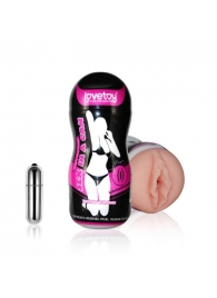 Мастурбатор-вагина Sex In A Can Vibra Vagina Tunnel - Lovetoy - в Новочебоксарске купить с доставкой
