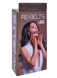 Кляп-трензель Lora с металлическими кольцами - Rebelts - купить с доставкой в Новочебоксарске