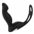 Черный вибромассажер простаты P-PLEASER W ERECTION ENHANCE - Dream Toys - в Новочебоксарске купить с доставкой