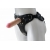 Черный пояс-трусики с двумя насадками Soft-Dolli - 16,5 и 10,5 см. - LOVETOY (А-Полимер) - купить с доставкой в Новочебоксарске