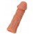 Телесная реалистичная насадка KOKOS Extreme Sleeve 05 с дополнительной стимуляцией - 12,7 см. - KOKOS - в Новочебоксарске купить с доставкой