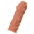 Телесная реалистичная насадка KOKOS Extreme Sleeve 11 с дополнительной стимуляцией - 12,7 см. - KOKOS - в Новочебоксарске купить с доставкой